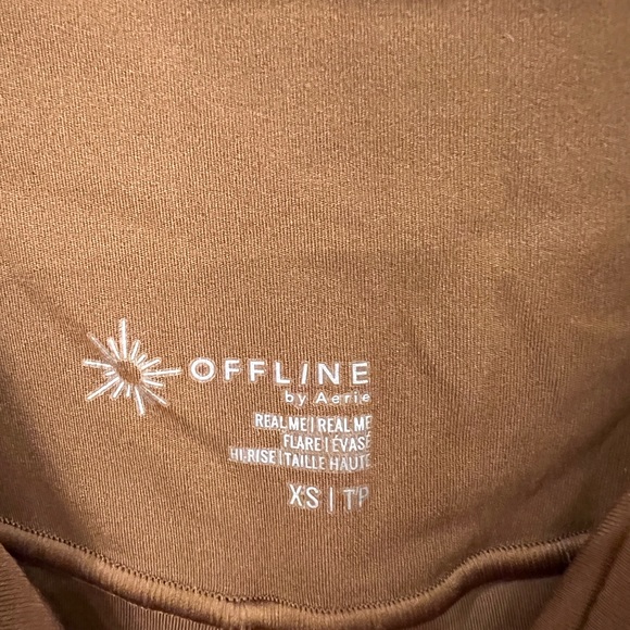 Aerie Offline Real Me High Waisted Crossover Flare Legging - Picture 3 of 3